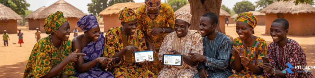 people engaging with localized product.