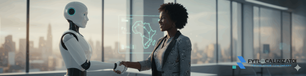 Human and AI collaboration for translation—future of African translation blending AI and human expertise.”